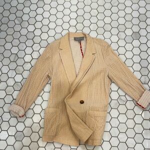 Cream corduroy blazer